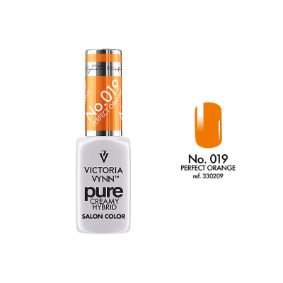 pure creamy hybrid salon color No.019 perfect orange